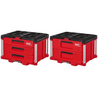 MW PACKOUT 22 in. 3-Drawer and 2-Drawer 48-22-8443-8442