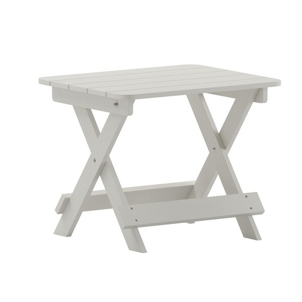 Commercial Grade AllWeather Portable Folding Adirondack Side Table