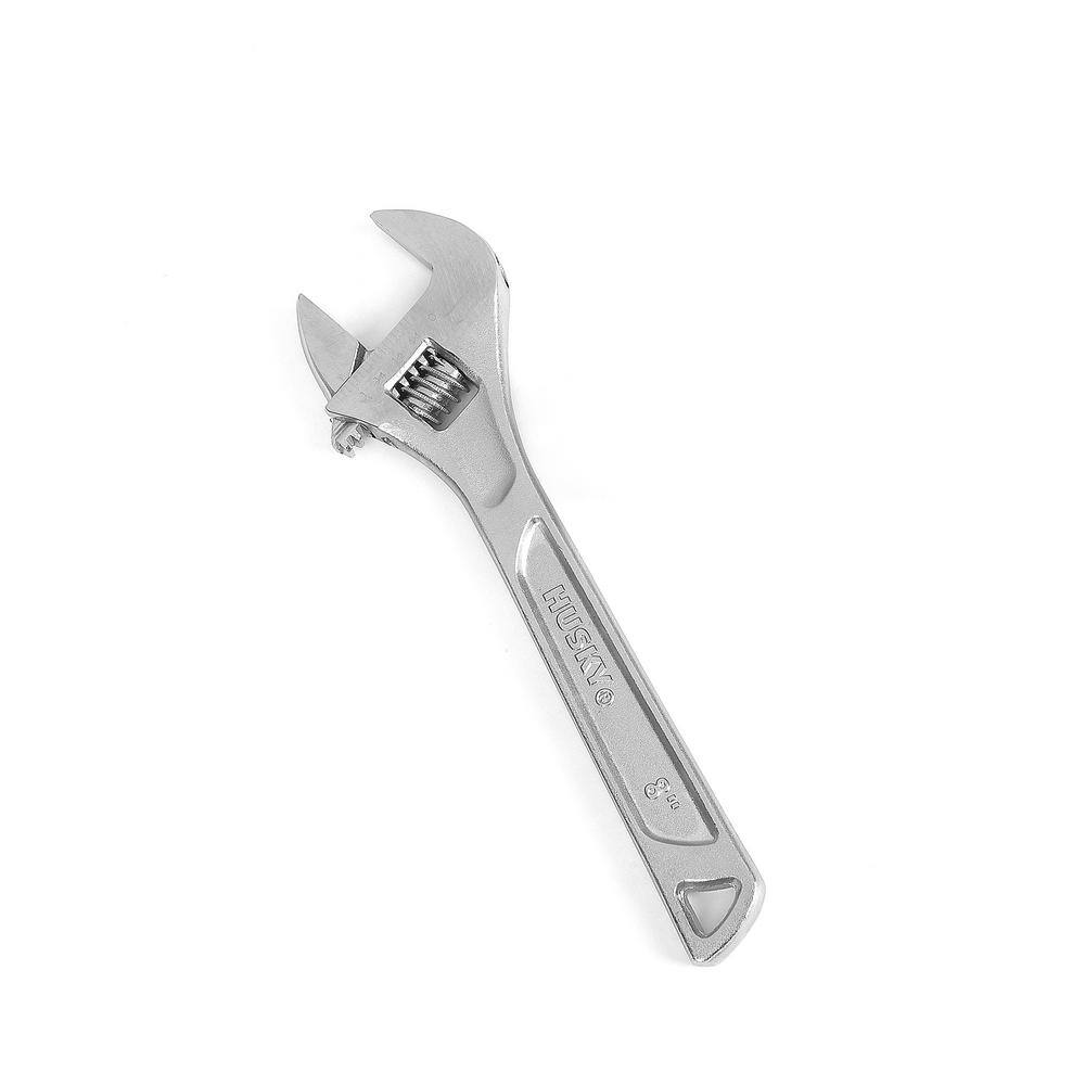 Husky 8 in. Adjustable Wrench 90128