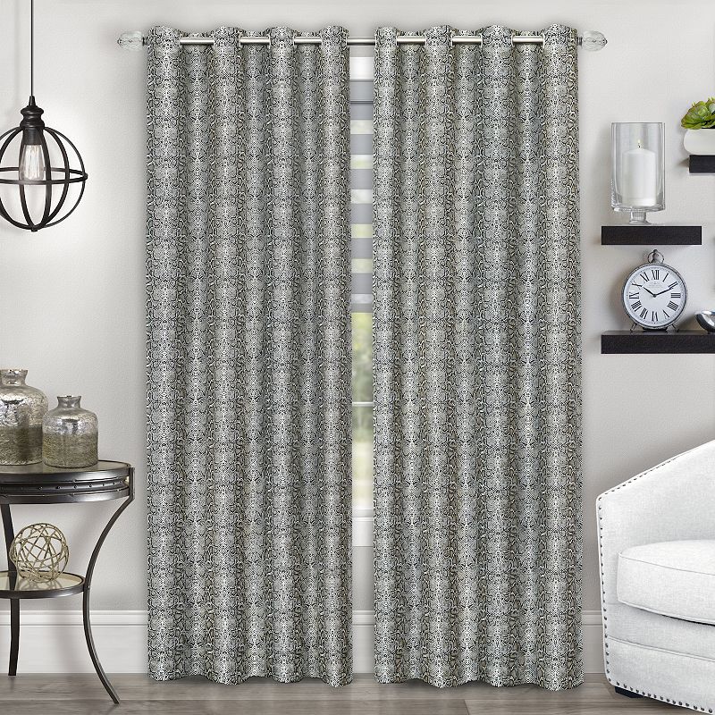 Achim Python Grommet Window Curtain