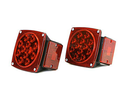 MaxxHaul 12V LED Trailer Tail Light (Turn/Stop/Signal - Left/Right-DOT Compliant)