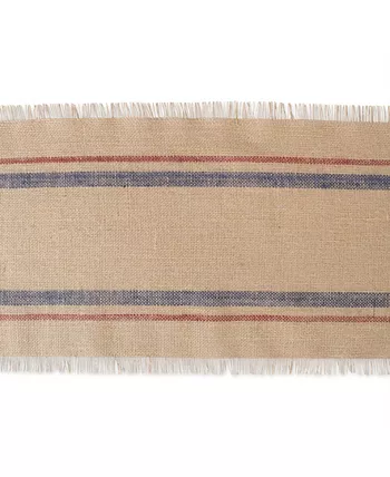 Design Imports Burlap Table Runner 14 x 72