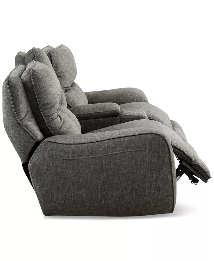 Furniture CLOSEOUT! Terrine 3-Pc. Fabric Sofa with 2 Power Motion Recliners and 1 USB Console