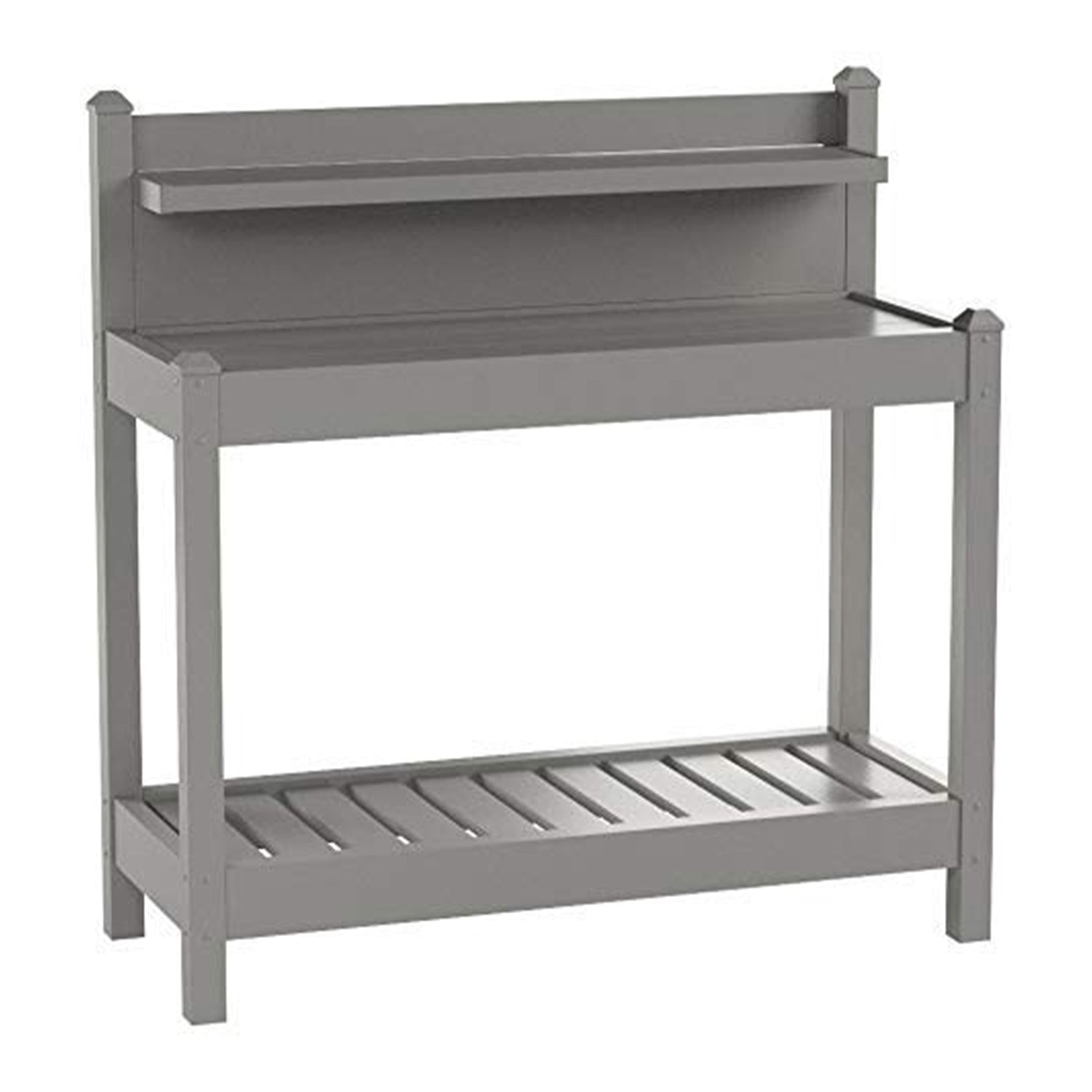 DuraTrel Mocha Vinyl and PVC Potting Bench With Weather Resisant