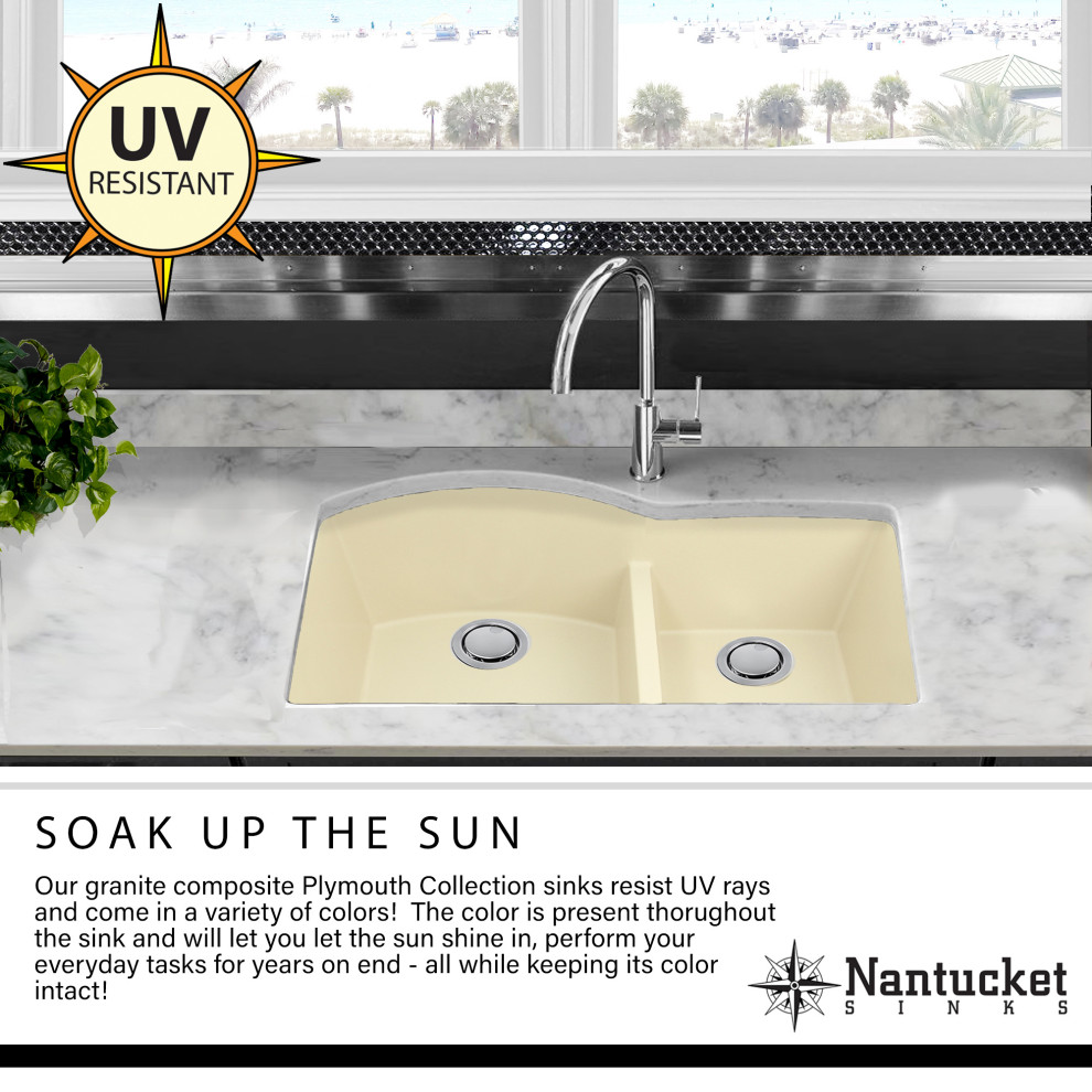 Nantucket Sinks 17 quotSingle Bowl Undermount Granite Composite Bar Prep Sink   Contemporary   Bar Sinks   by DirectSinks  Houzz