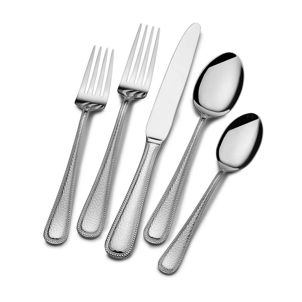 Gourmet Basics by Mikasa Dawson Frost 20-Piece Flatware Set (Service for 4) 5160887