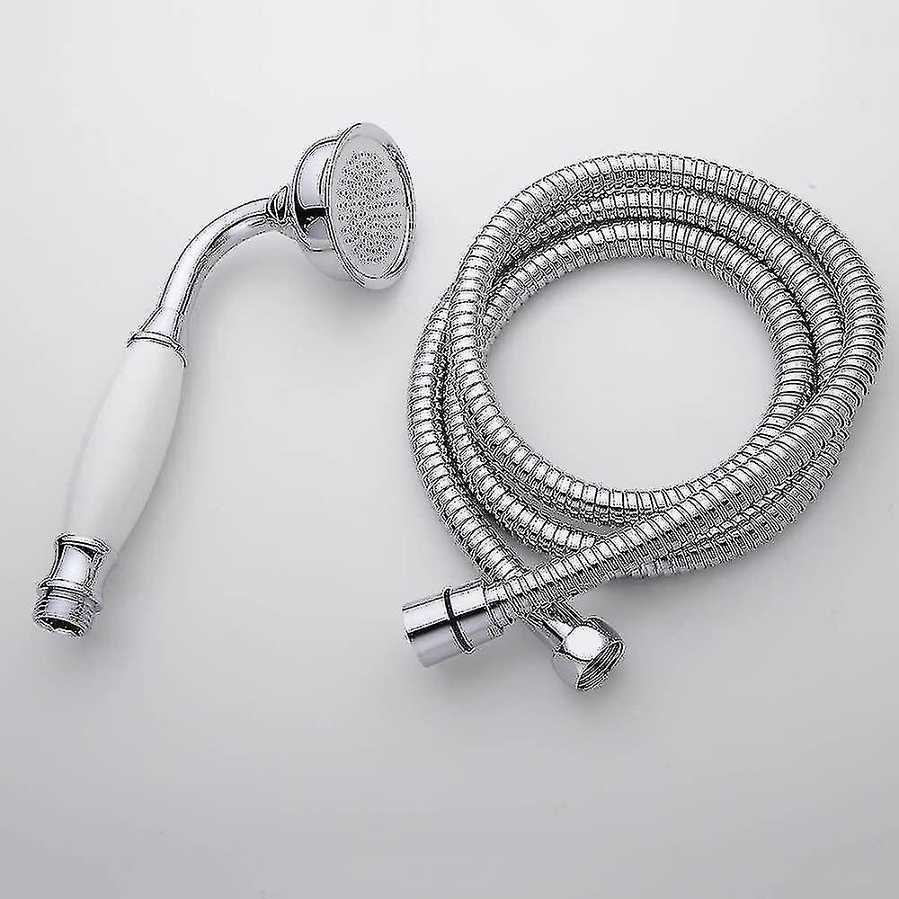 Bathroom Classic Style Traditional Brass Telephone Hand Shower Head And 1.5m Shower Hose