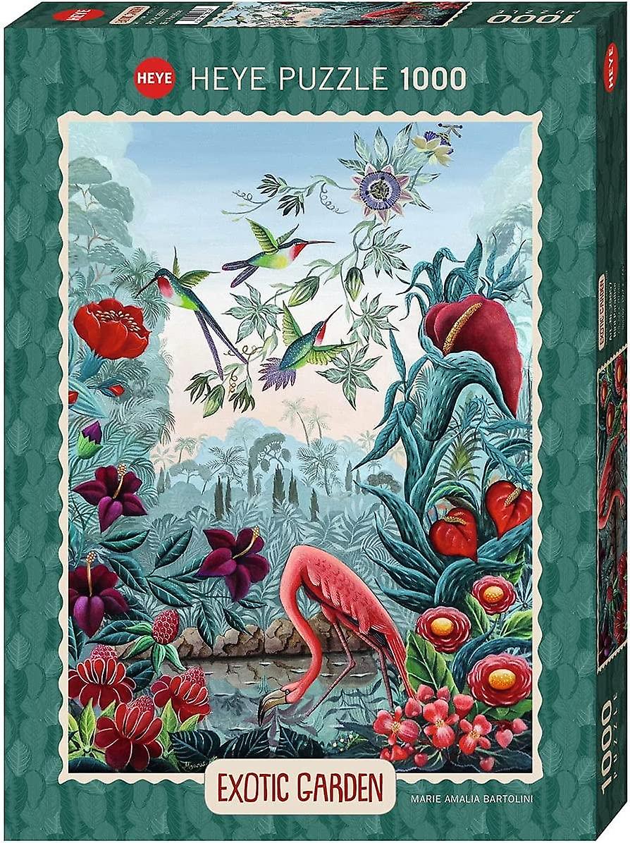 Heye Exotic Garden， Bird Paradise Jigsaw Puzzle (1000 Pieces)