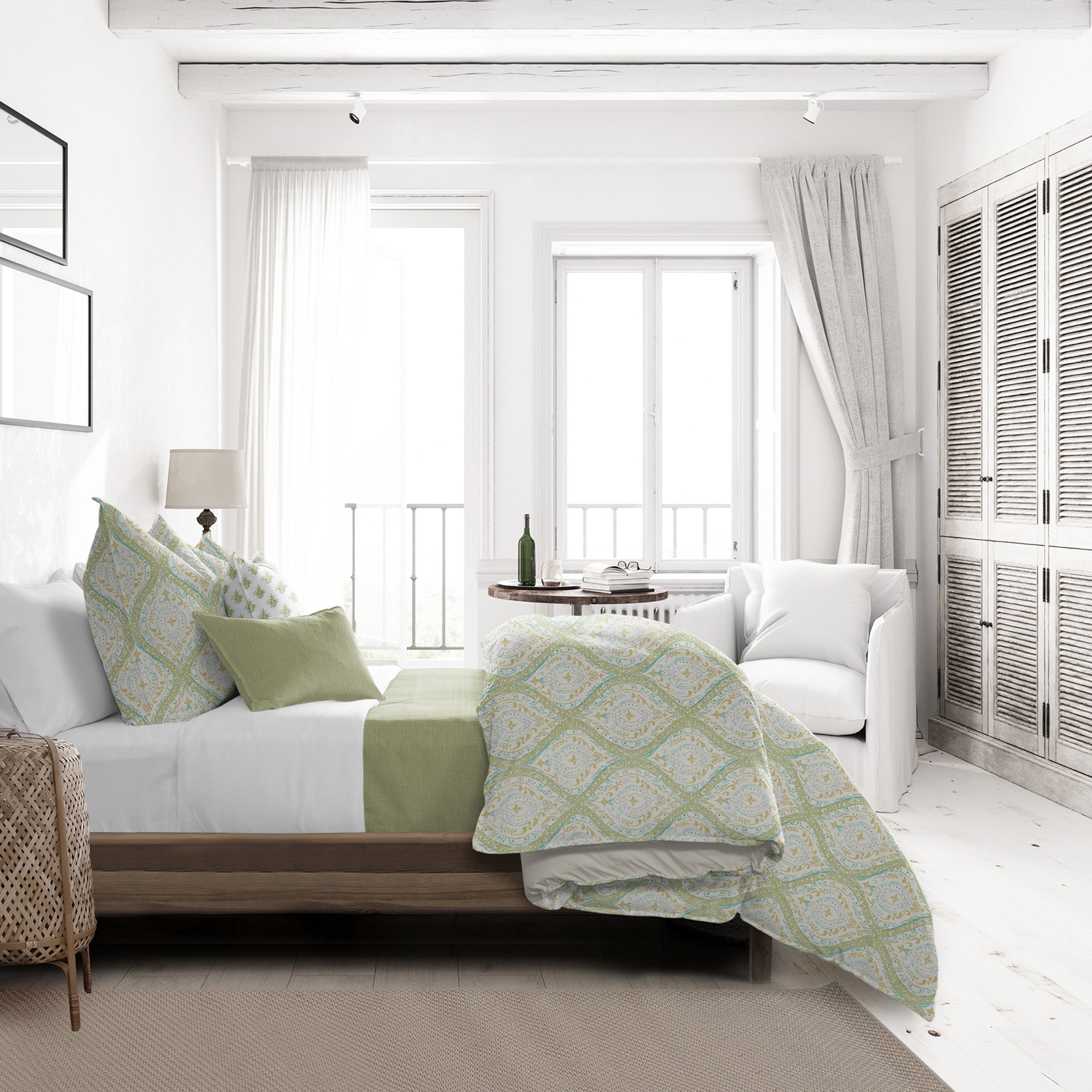 Cressida Green Tea Bedding