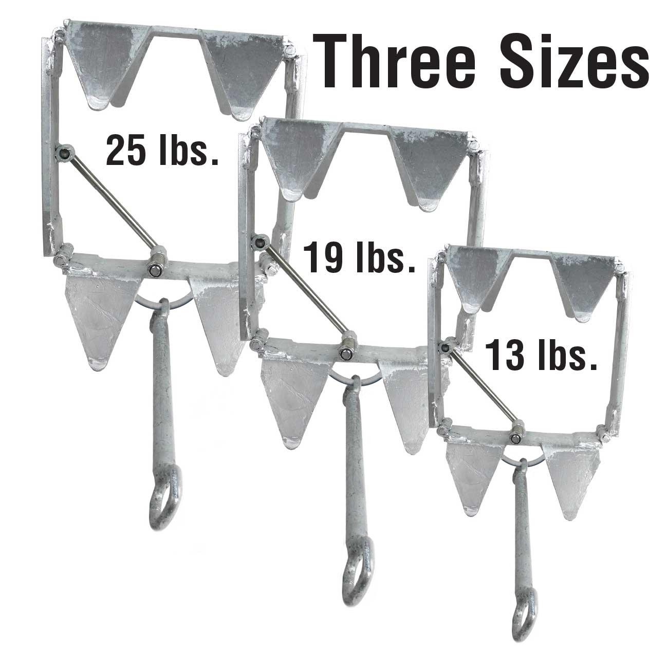 Seachoice Fold-And-Hold Galvanized Anchor