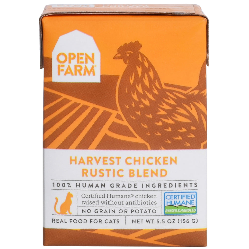 Open Farm Rustic Blend Harvest Chicken Canned Cat Food - 5.5oz