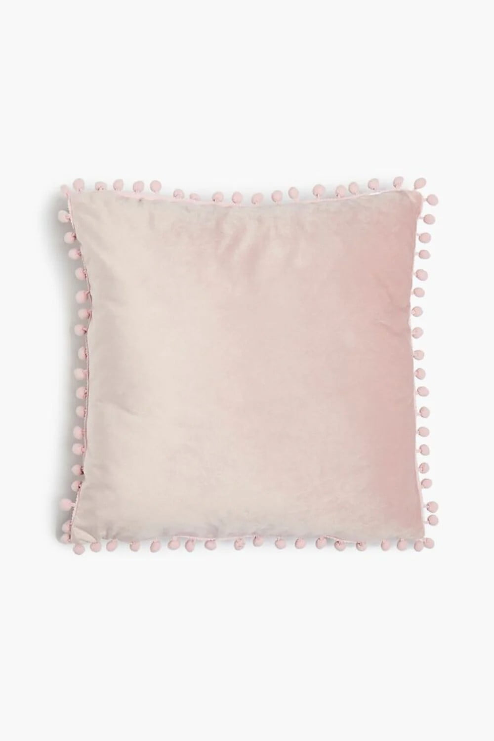 Pom Pom-Trim Throw Pillow