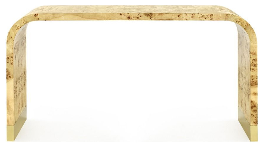 Emil Console  Burl   Contemporary   Console Tables   by Old Bones Co.  Studios  Houzz