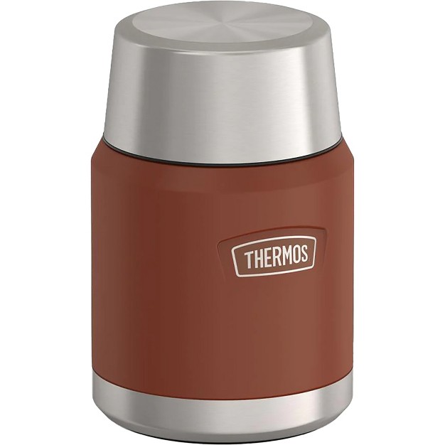 Thermos 16 Oz Icon Vacuum Insulated Stainless Steel Food Jar W Spoon