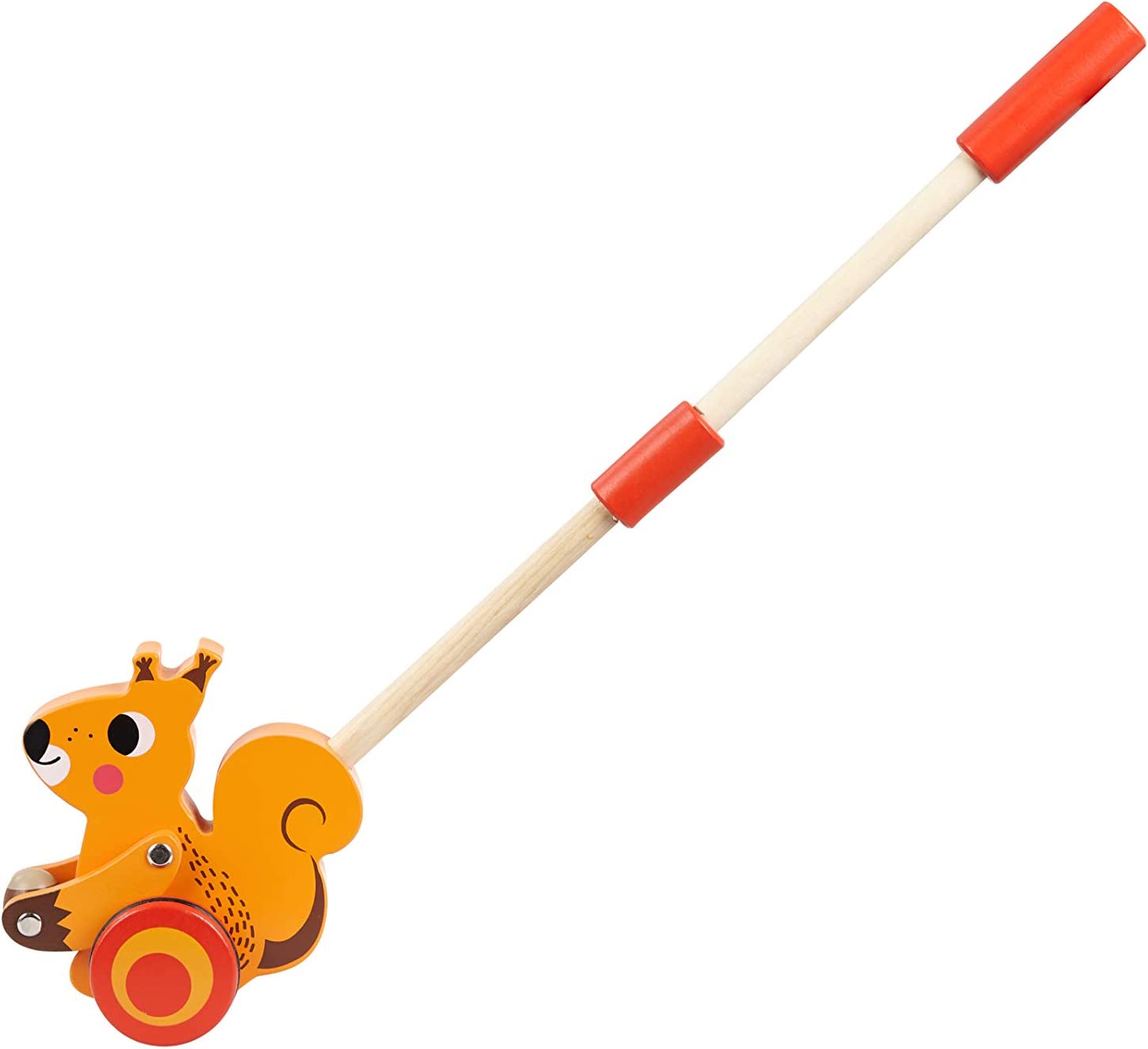 TOYSTER'S Push Along Toddler Walking Squirrel