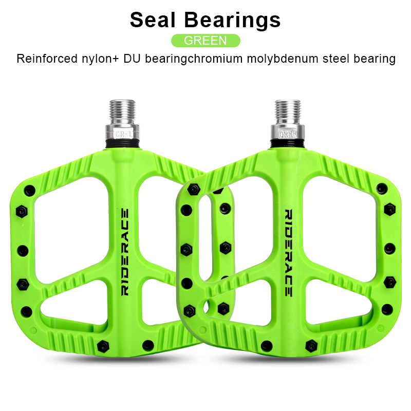 Bicycle Pedals Ultralight 3 Sealed Bearings Nylon Mountain Road Bike Pedals Anti Slip Footboard Bearing Cycling Accessories