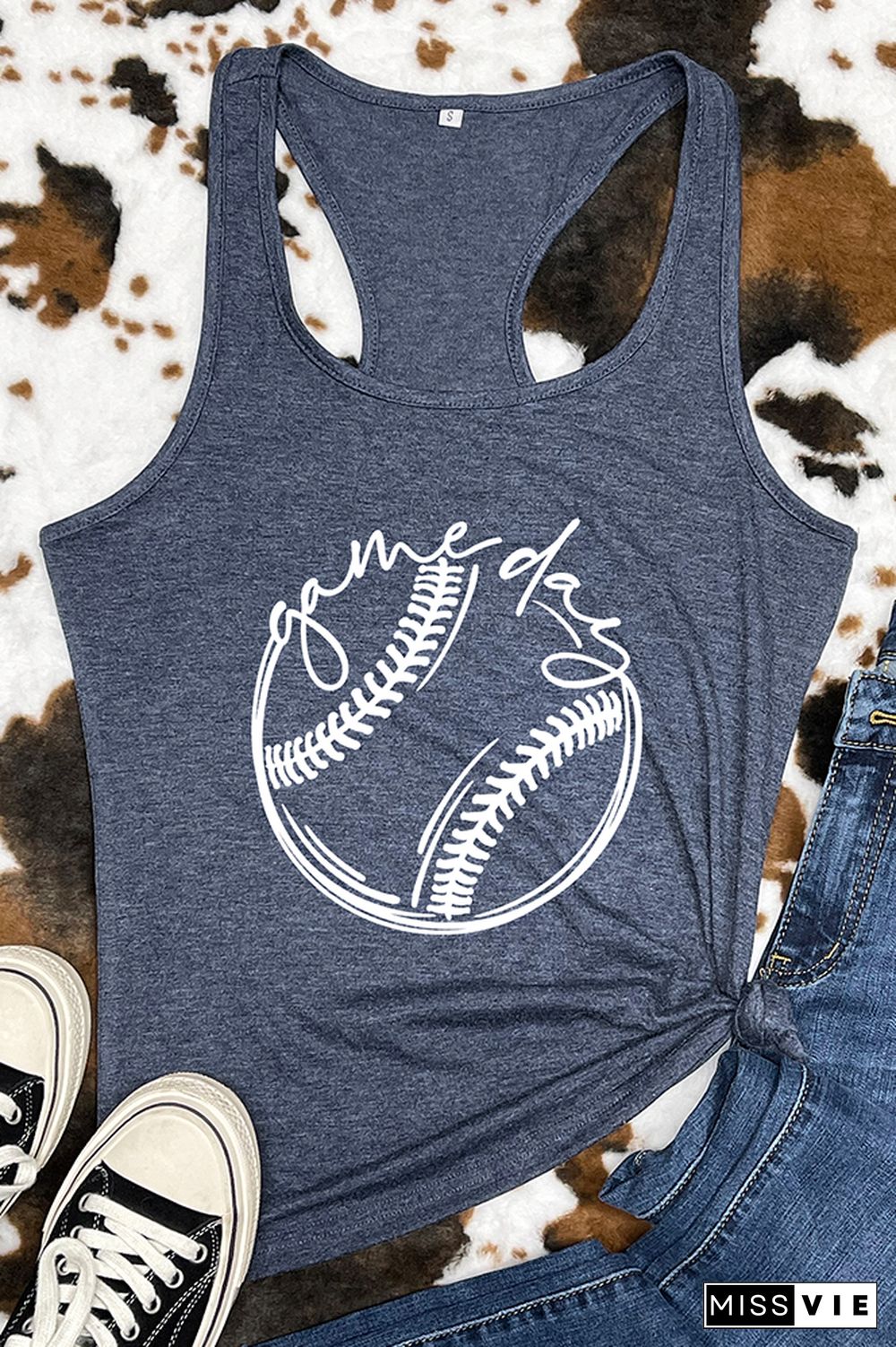 Game day, Baseball, Softball Graphic Tank Top Wholesale