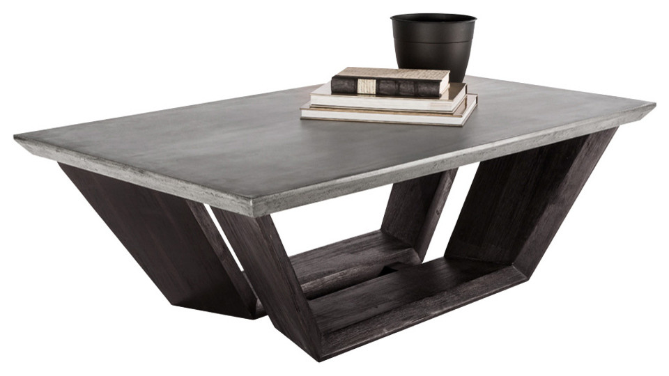 Sunpan MIXT Langley Coffee Table   Industrial   Coffee Tables   by HedgeApple  Houzz