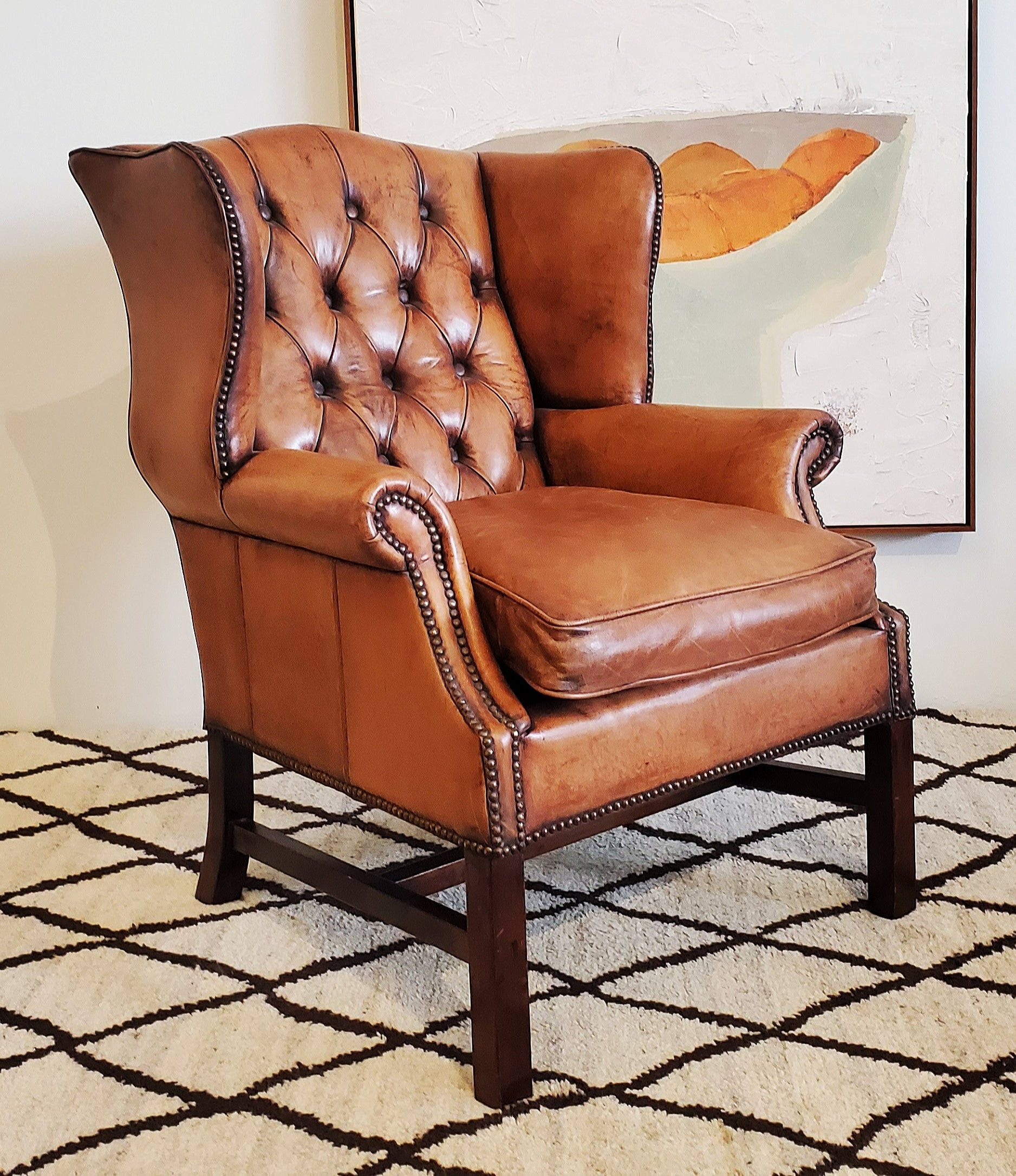 JAYNE LEATHER ARMCHAIR