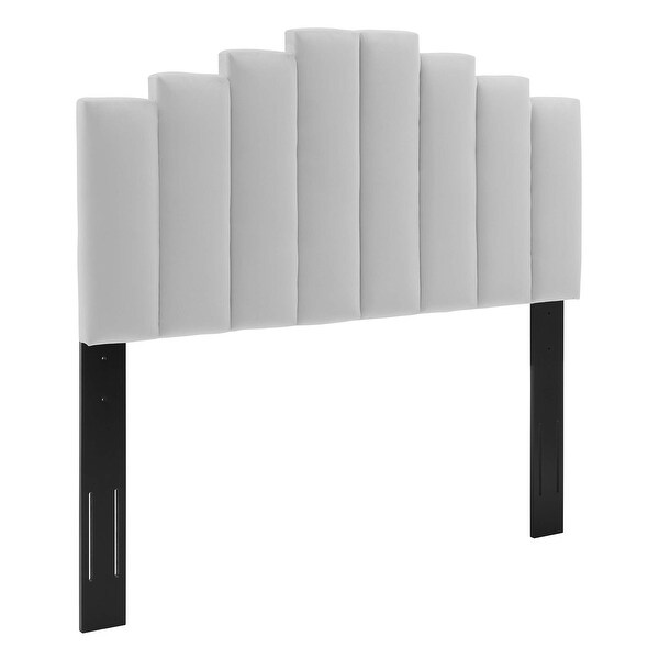 Noelle Performance Velvet Twin Headboard - - 32876284