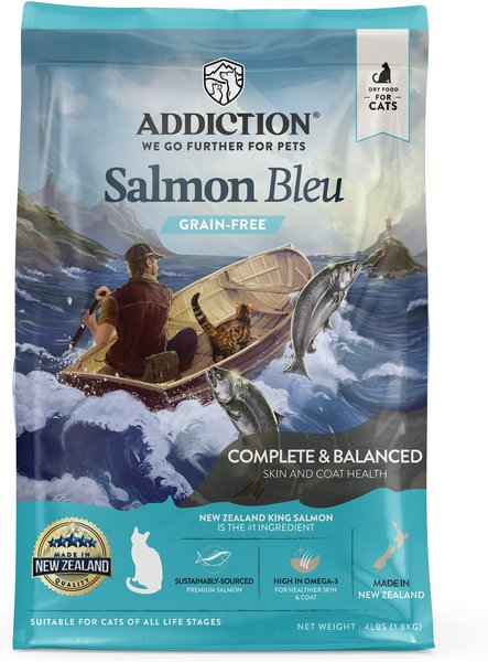 Addiction Grain-Free Salmon Bleu Dry Cat Food