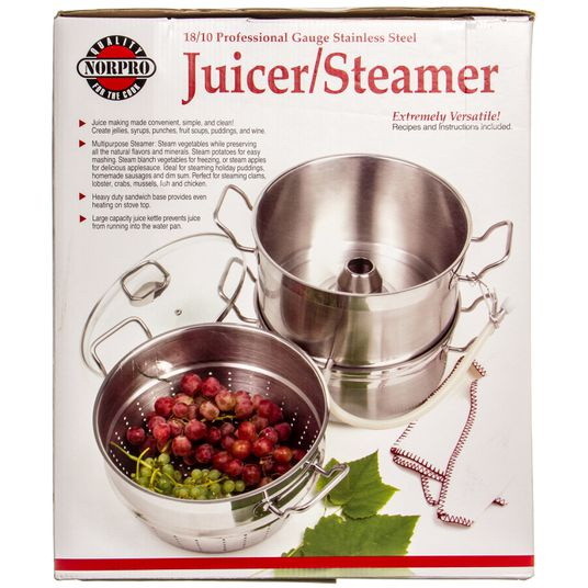 Norpro Krona Stainless Steel Steamer/Juicer