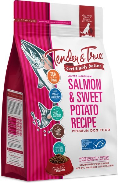 Tender and True Limited Ingredient Grain-Free Salmon and Sweet Potato Recipe Dry Dog Food