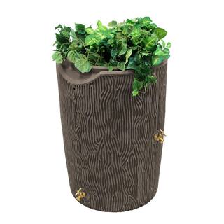 Good Ideas Impressions Bark 50 Gal. Oak Rain Barrel IMP-C50-OAK