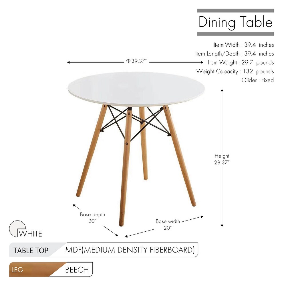 Porthos Home Galan 5 piece Dining Set  1 Table And 4 Chairs