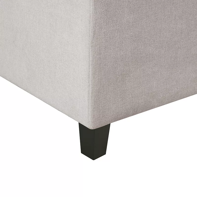 Madison Park Shandra Top Soft Close Tufted Storage Ottoman