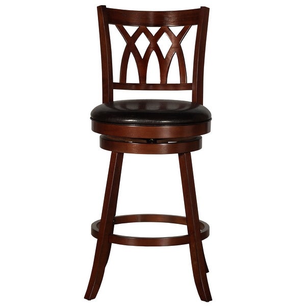 Hillsdale Furniture Tateswood Wood Swivel Stool， Cherry