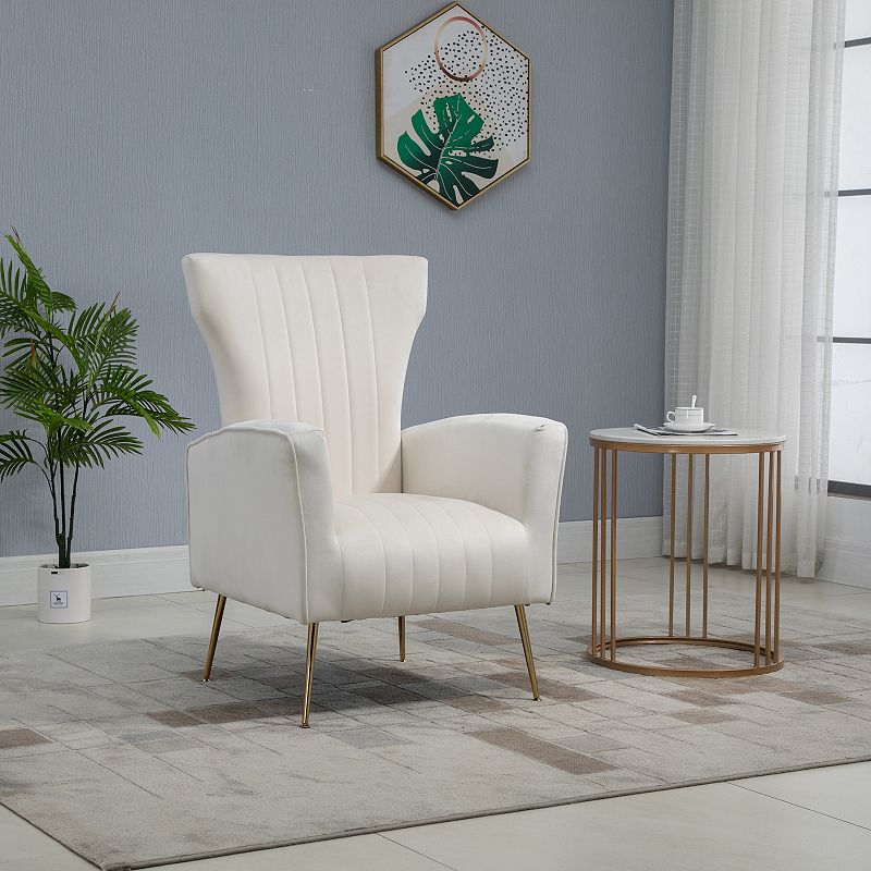 Carolina Chair and Table Cela Upholstered Wingback Chair