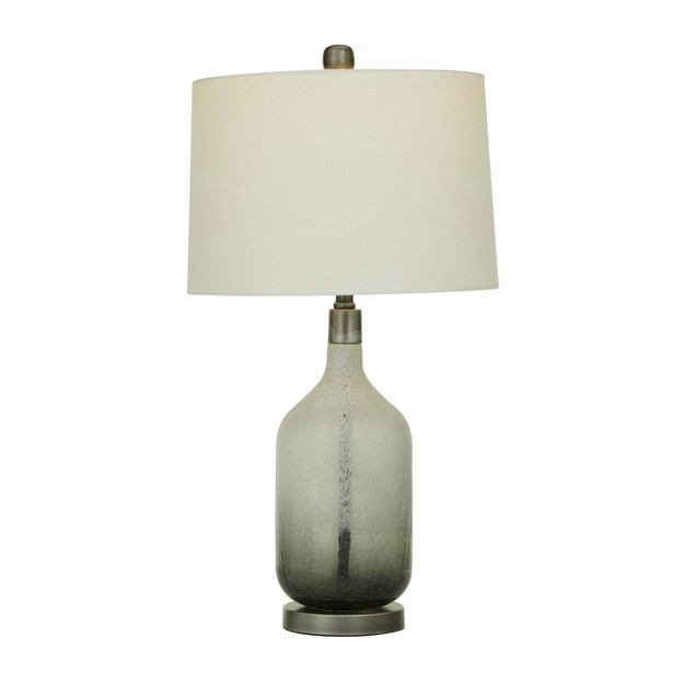 Coastal Glass Table Lamp Set Of 2 Gray Olivia amp May