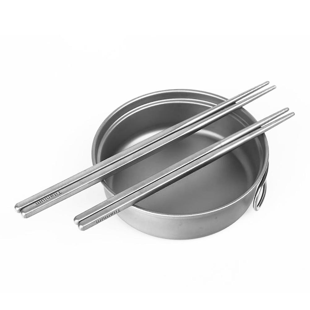 Pure Titanium Chopsticks Hollow Chopsticks Outdoor Tableware Camping Chopsticks