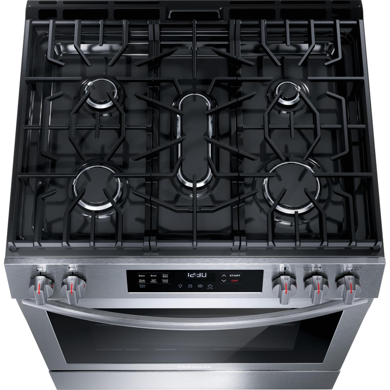 Frigidaire 30-inch Freestanding Gas Range FCFG3083AS