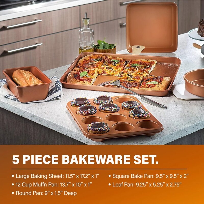 32 Piece Cookware Set  Bakeware and Food Storage Set