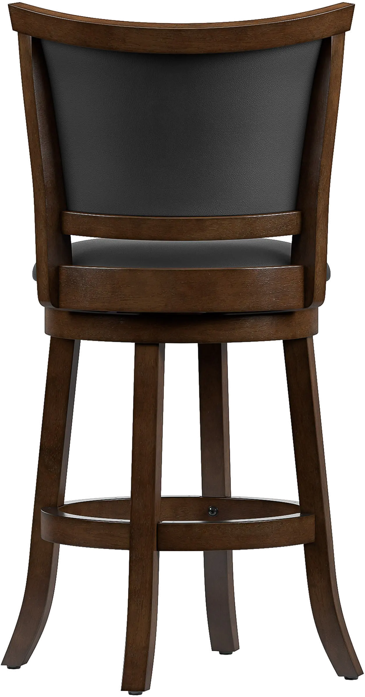 Woodgrove Black Swivel Counter Height Stool， Set of 2