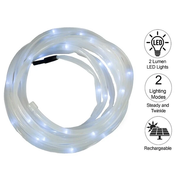 Pure Garden 32 foot Solar Powered LED Rope Lights