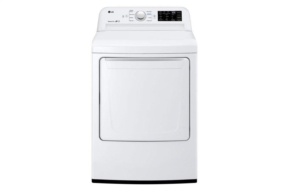 Lg DLE7100W 7.3 Cu. Ft. Electric Dryer With Sensor Dry Technology