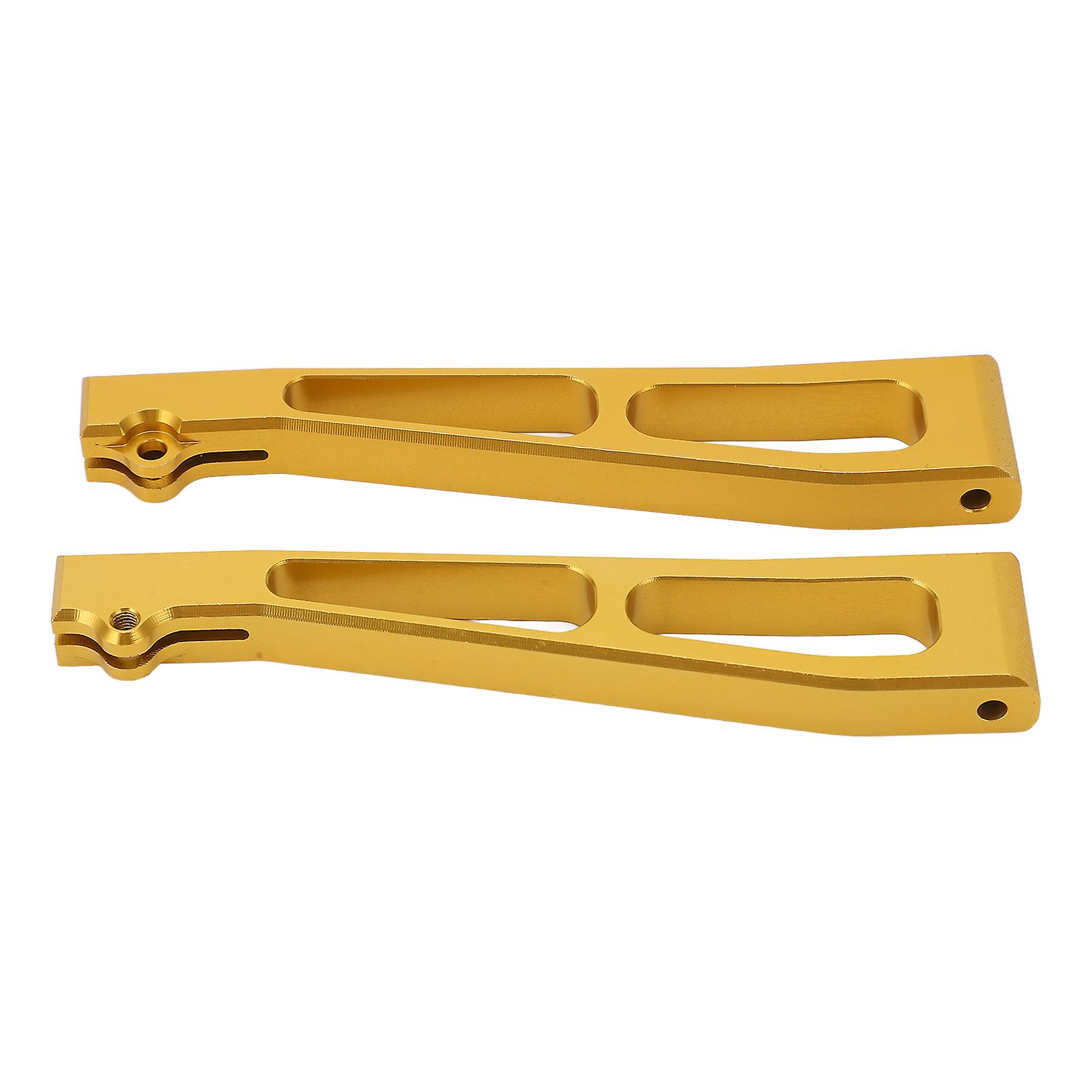 2pcs Aluminum Alloy Front Upper Suspension Arms Front Upper Swing Arms For Jlb 1/10 Car Truck Seriesgold