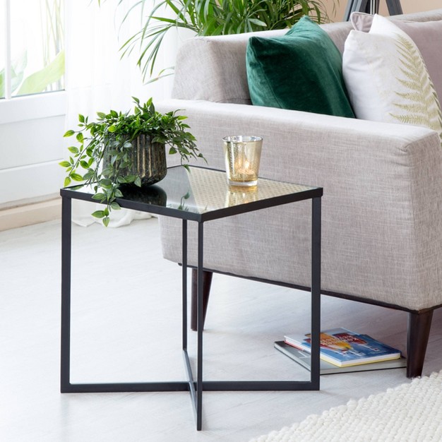 Ludlow Metal Side Table Black Finch