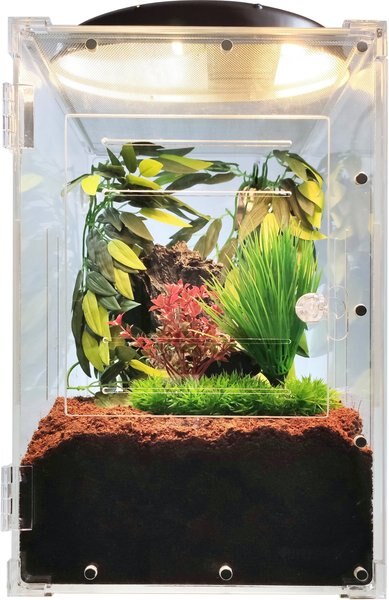 HerpCult Acrylic Front-Opening Reptile Habitat， 7-gal