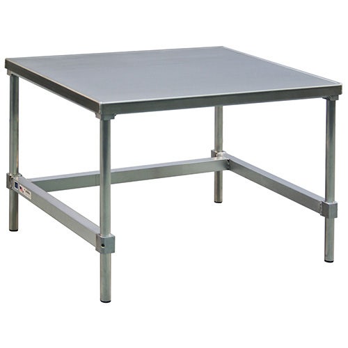 New Age Industrial 13048GS - 12 Gauge Aluminum Stationary Equipment Stand， 48