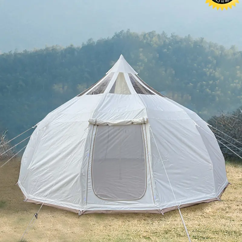 carpas para outdoor round 4m 5m 6m stargazer yurt zelt luxury waterproof big glamping dome camping star cotton canvas bell tent