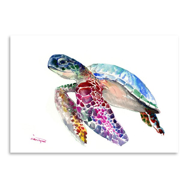 Americanflat Coastal Animal Sea Turtles 3 By Suren Nersisyan Poster