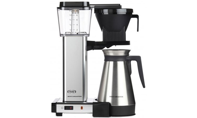 Technivorm Moccamaster KBGT 10-Cup Polished Silver Coffee Maker