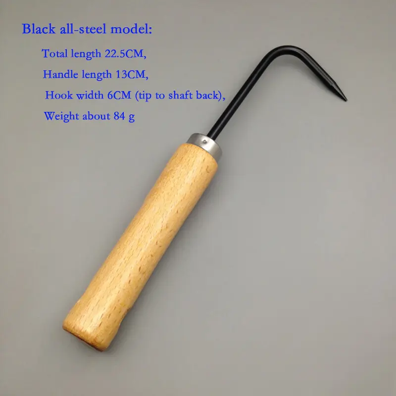 High Quality Handle Weeder Garden Hand Weeding Tool Single Claw Root Hook