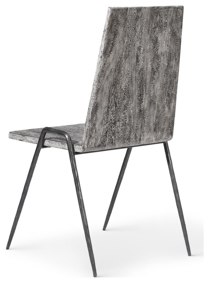 Forged Leg Dining Chair  Metal   Industrial   Dining Chairs   by Phillips Collection  Houzz