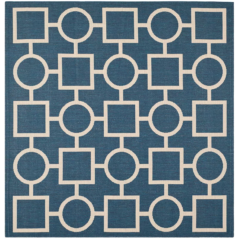 Safavieh Courtyard Geometry Indoor Outdoor Rug