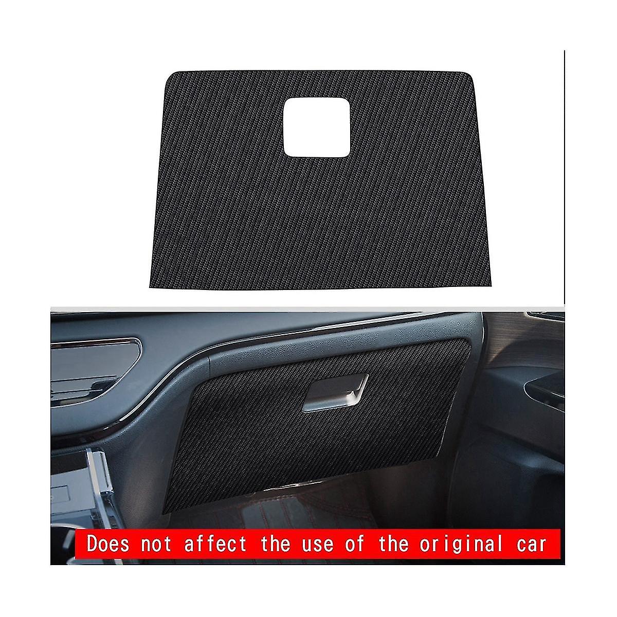 Car Carbon Fiber Leather Storage Glove Box Protector Pad Anti- Pad Anti-dirty Mat Cover For Odyssey